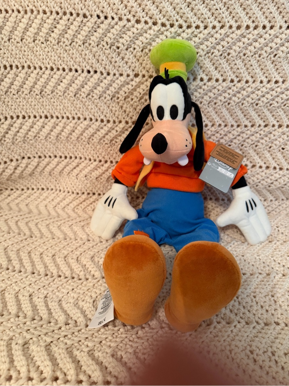 Disney Goofy Plush Toy - Orange, Blue, Green New with Tags